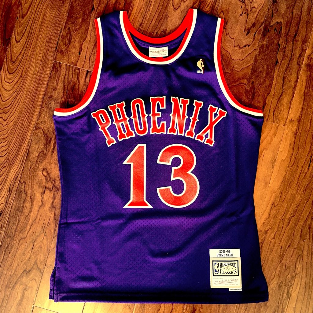 Autographed Steve Nash Phoenix Suns #13 Retro Tribute Swingman Jersey image 1
