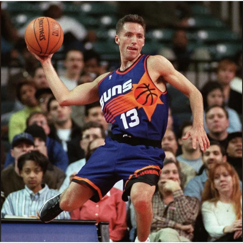 Autographed Steve Nash Phoenix Suns #13 Tropical Swingman Jersey image 2