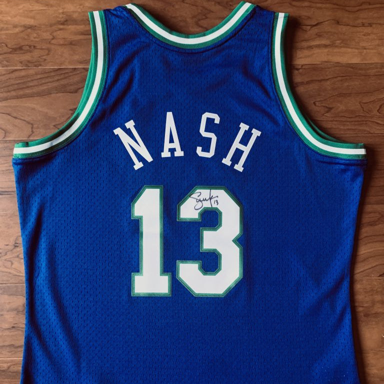 Autographed Steve Nash Dallas Mavericks #13 Swingman Jersey image 5