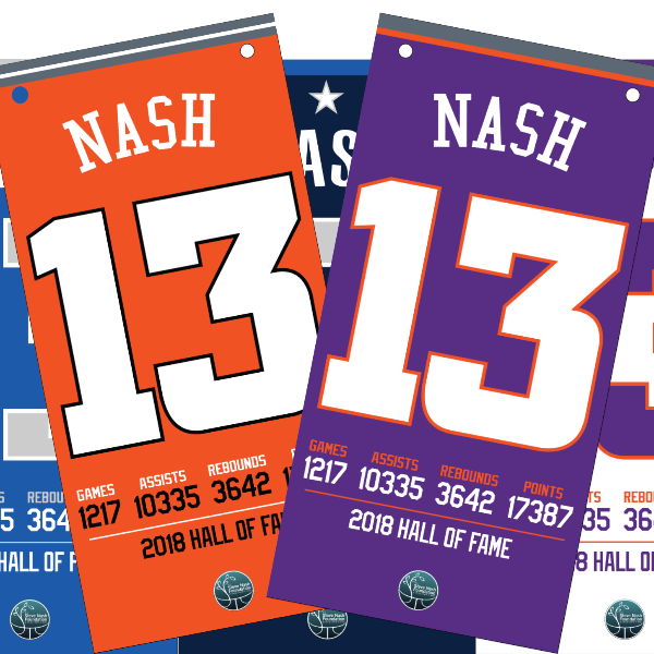 Autographed Steve Nash Mini Banner