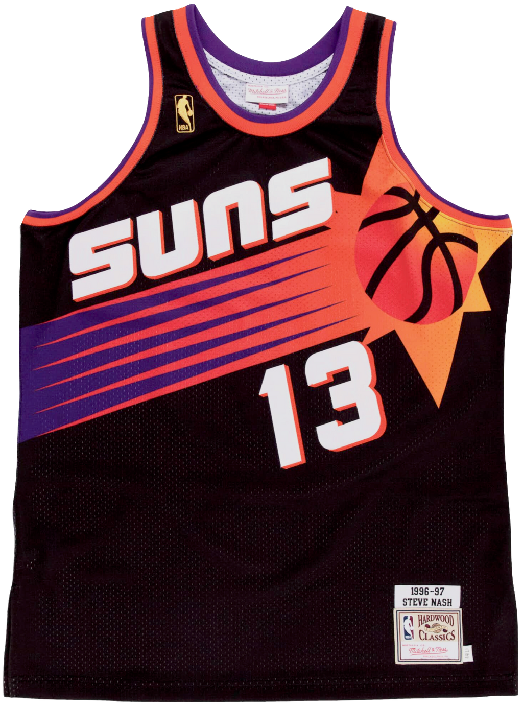Autographed Steve Nash Retro Suns #13 Swingman Jersey