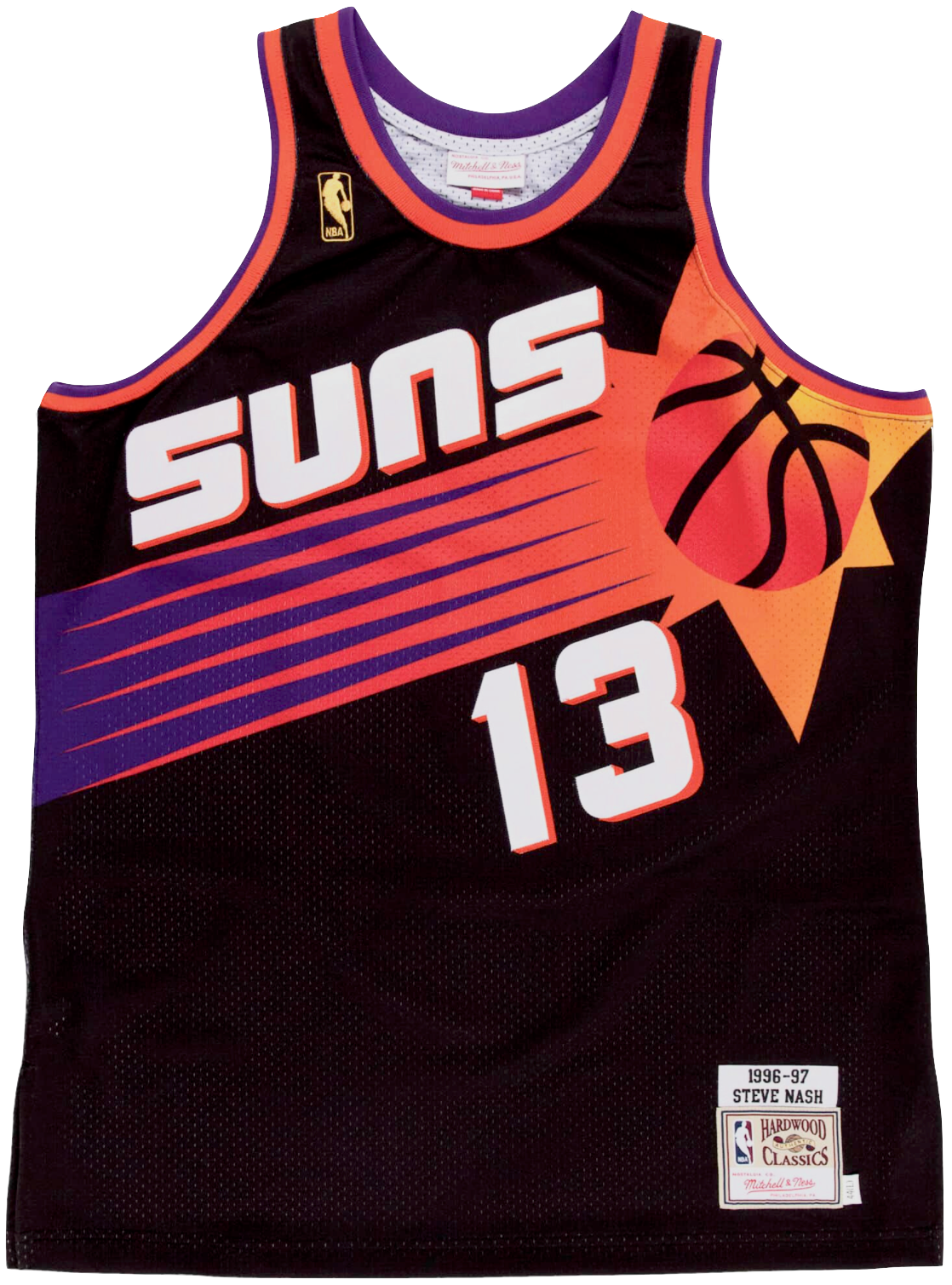 Autographed Steve Nash Retro Suns #13 Swingman Jersey