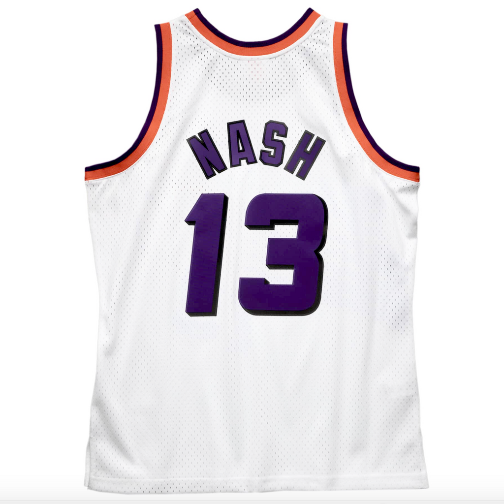 Autographed Steve Nash Retro Suns #13 Swingman Jersey