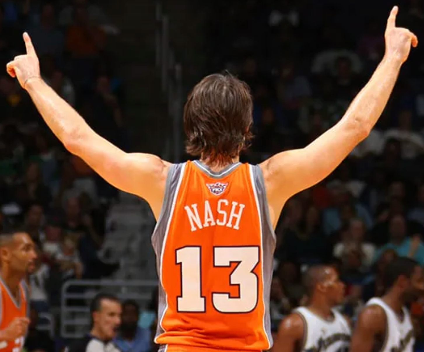Autographed Steve Nash Retro Suns #13 Swingman Jersey