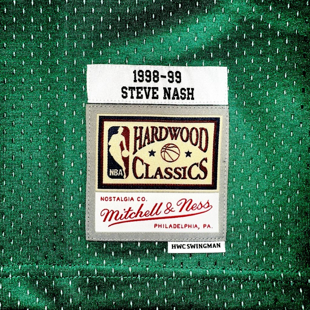 Autographed Steve Nash Dallas Mavericks #13 Hardwood Classics Split Swingman Jersey image 4