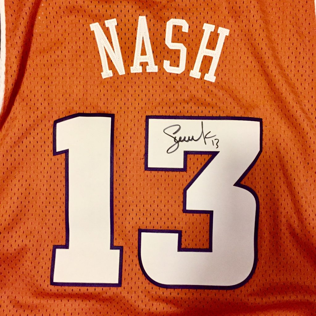 Autographed Steve Nash Phoenix Suns #13 Soul Swingman Jersey image 1