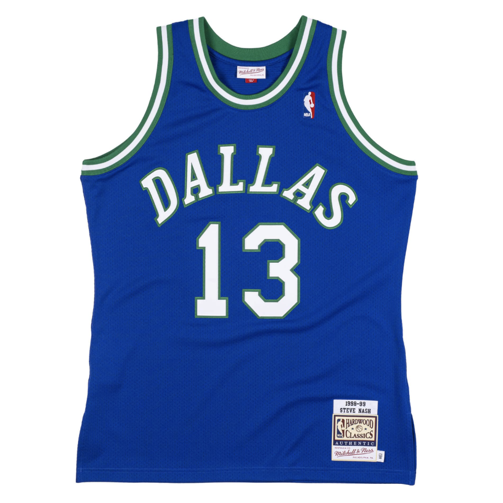 Autographed Steve Nash Dallas Mavericks #13 Authentic Jersey image 1