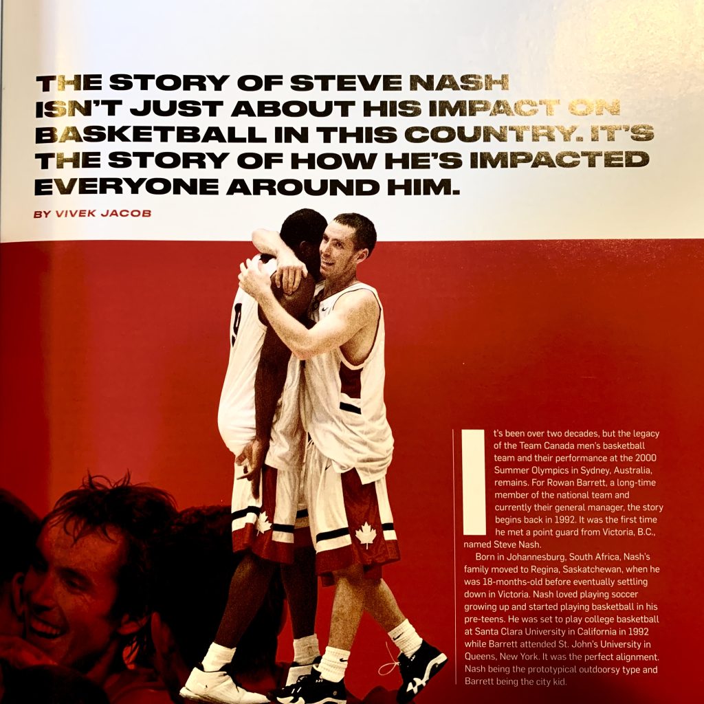 Autographed SLAM Canada Debut Edition, ft. Steve Nash image 1