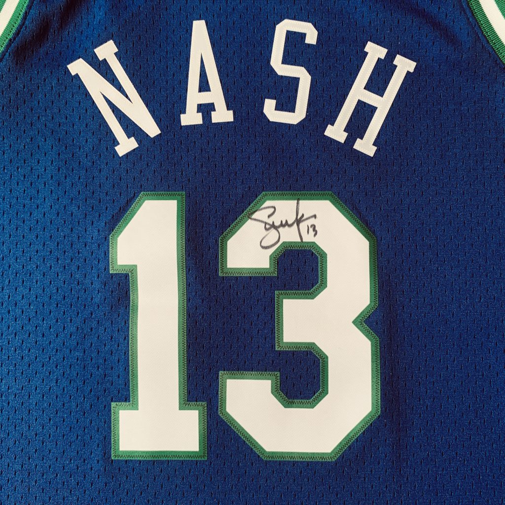 Autographed Steve Nash Dallas Mavericks #13 Swingman Jersey image 6