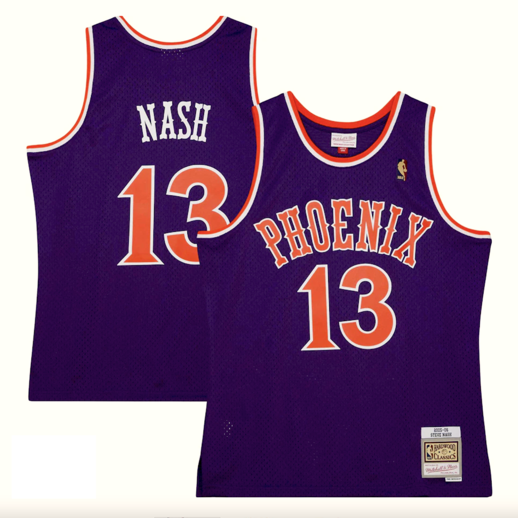 Autographed Steve Nash Phoenix Suns #13 Retro Tribute Swingman Jersey image 6